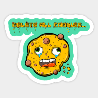 Delete All Cookies Sticker